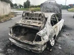 Artificial theft or destruction of cars